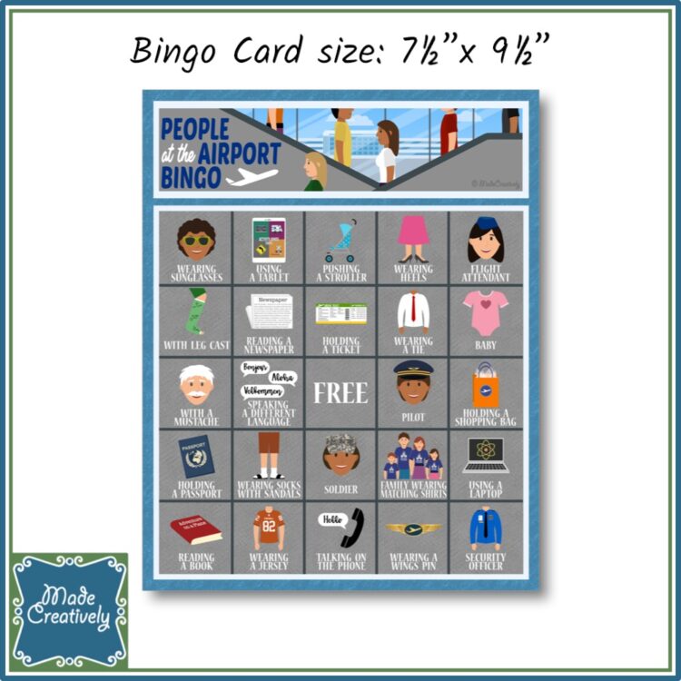 Airport People Bingo - Image 2