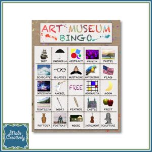 Art Museum Bingo