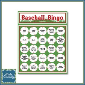 Baseball Bingo