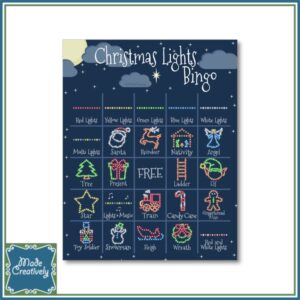 Christmas Lights Bingo