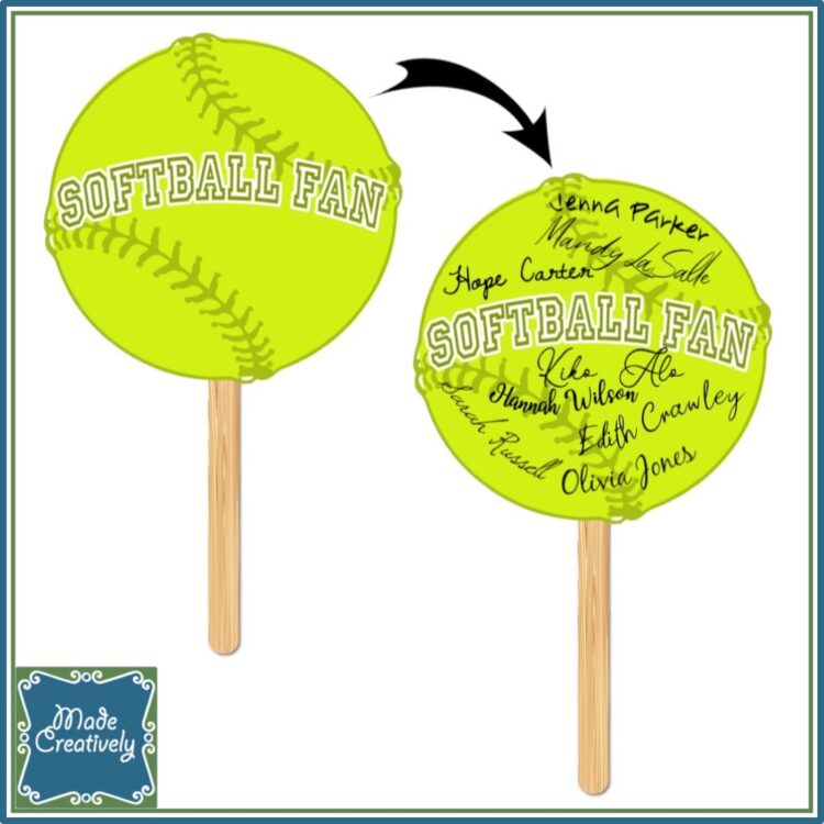 Custom Paper Fan - Image 3