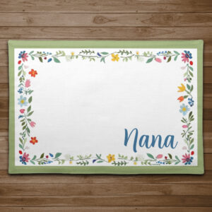 Elegant Floral Placemat