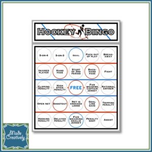 Hockey Bingo