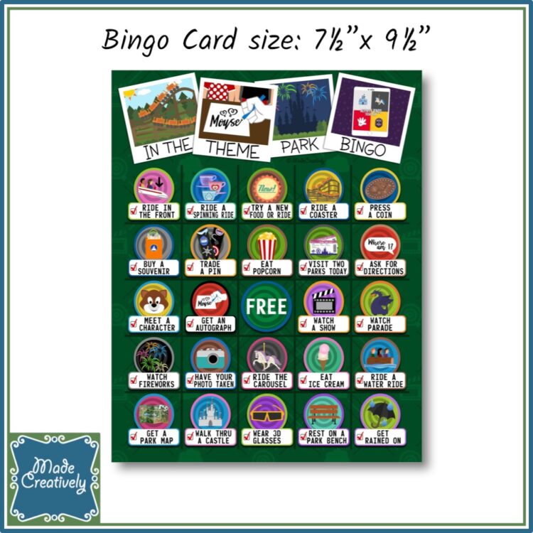 In The Theme Park Bingo - Image 2