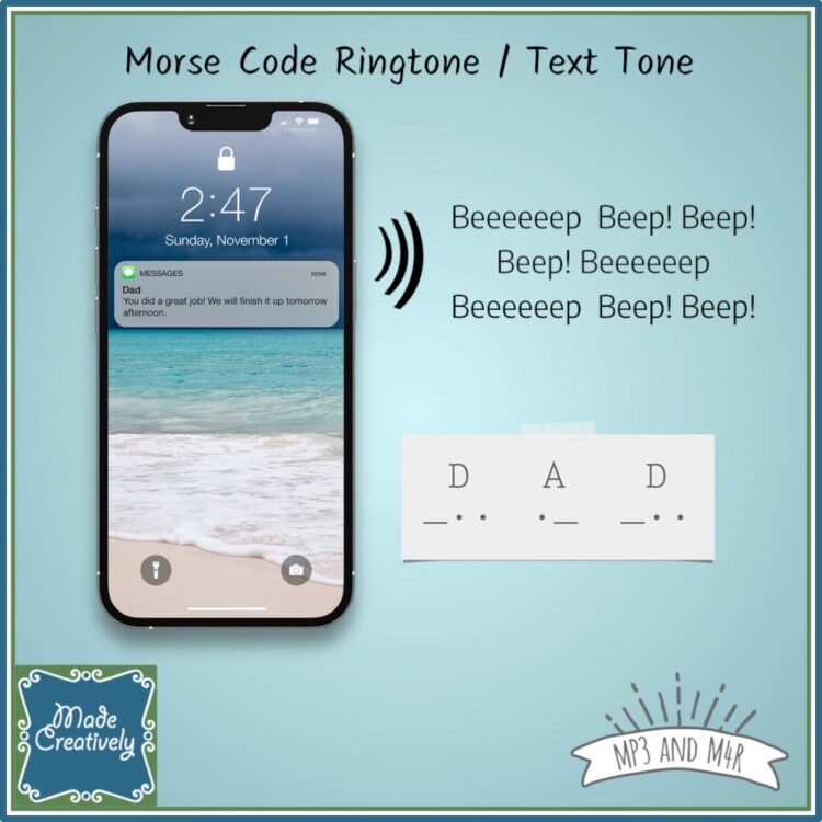 Morse Code Ringtone / Text Tone