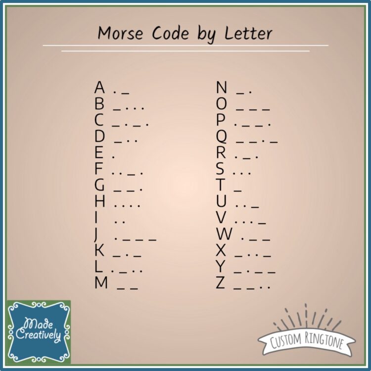Morse Code Ringtone / Text Tone - Image 5