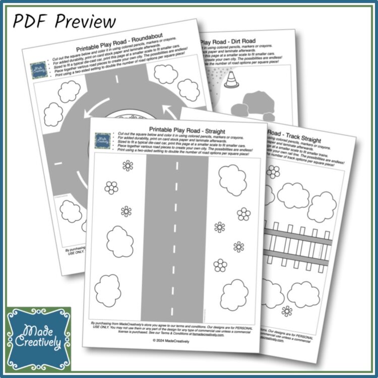 Printable Play Road - Image 4