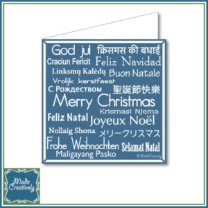 "Merry Christmas" Card