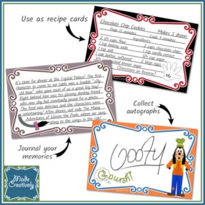 Park Journal Cards - Set 1