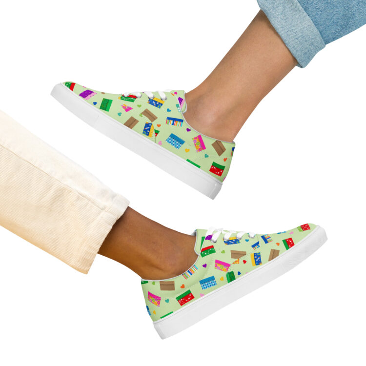 Shoebox Love Canvas Sneakers - Image 3