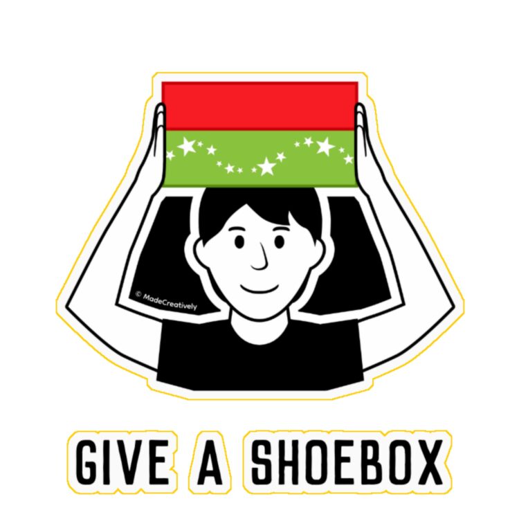Shoebox Family Vinyl Car Window Sticker - Boy - Image 2