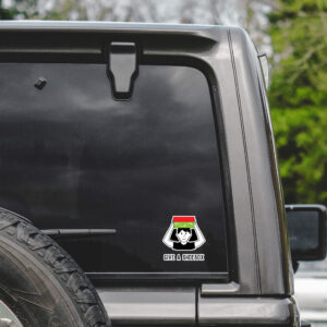 Shoebox Family Vinyl Car Window Sticker - Boy