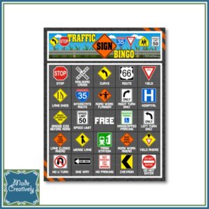 Traffic Sign Bingo