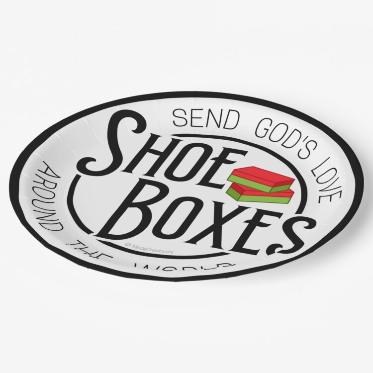Vintage Shoebox Party Paper Plate - Image 3