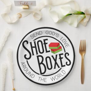 Vintage Shoebox Party Paper Plate