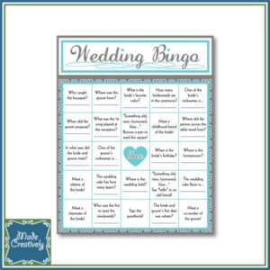 Wedding Bingo