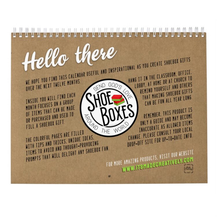 Year-Round Shoebox Calendar - Image 7