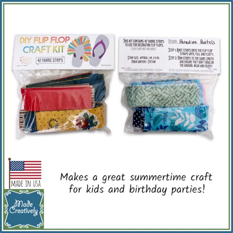 DIY Flip Flop Craft Kit - Image 3