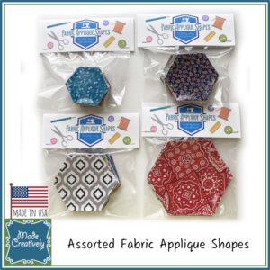 Pre-Cut Fabic Shapes with Interfacing