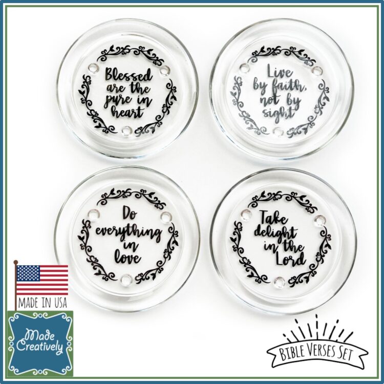 Farmhouse Glass Coasters - Image 2