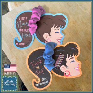 Girl's Hairdo Accessory Cards