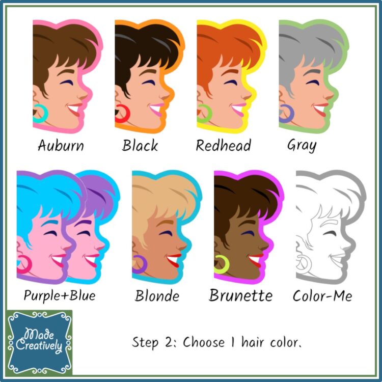 Girl's Hairdo Accessory Cards - Image 4