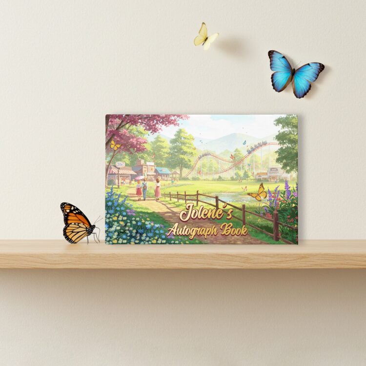 Butterfly Park Foil Autograph Book