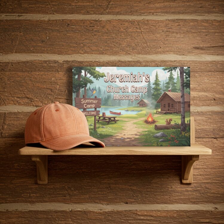 Church Camp Foil Memory Book