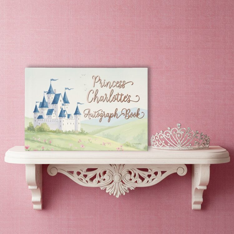 Fairytale Castle Foil Autograph Book