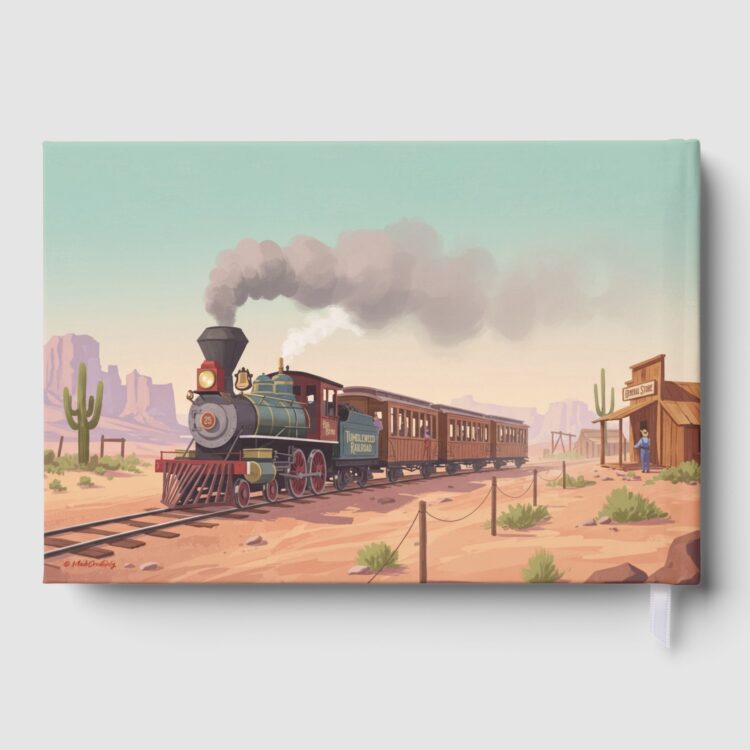 Frontier Railroad Foil Autograph Book - Image 5