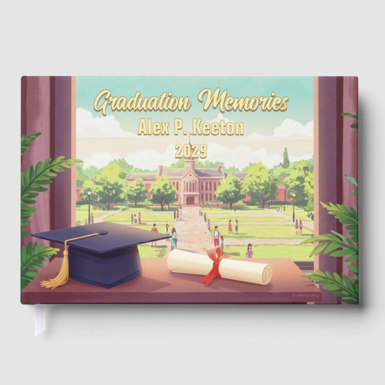 Graduation Foil Memory Book - Image 3