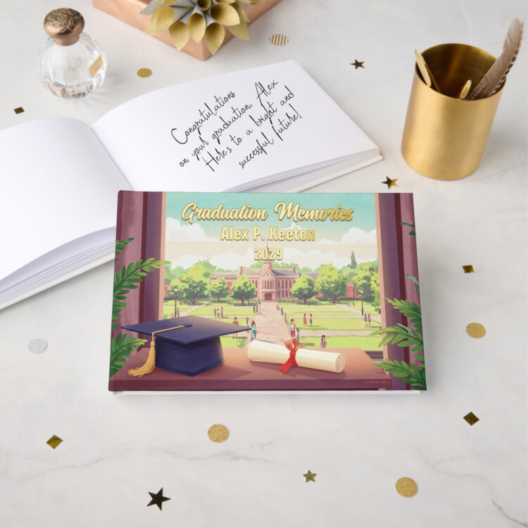 Graduation Foil Memory Book - Image 2