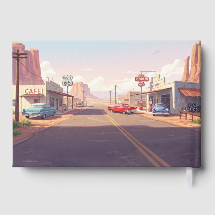 Retro Route 66 Foil Autograph Book - Image 5