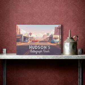 Retro Route 66 Foil Autograph Book