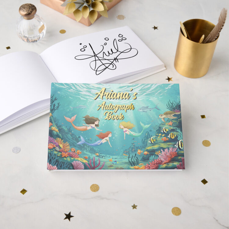 Under the Sea Foil Autograph Book - Image 2