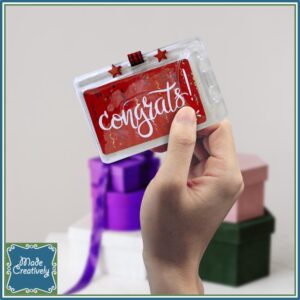 Pocket-Size Clear Plastic Card Wallet