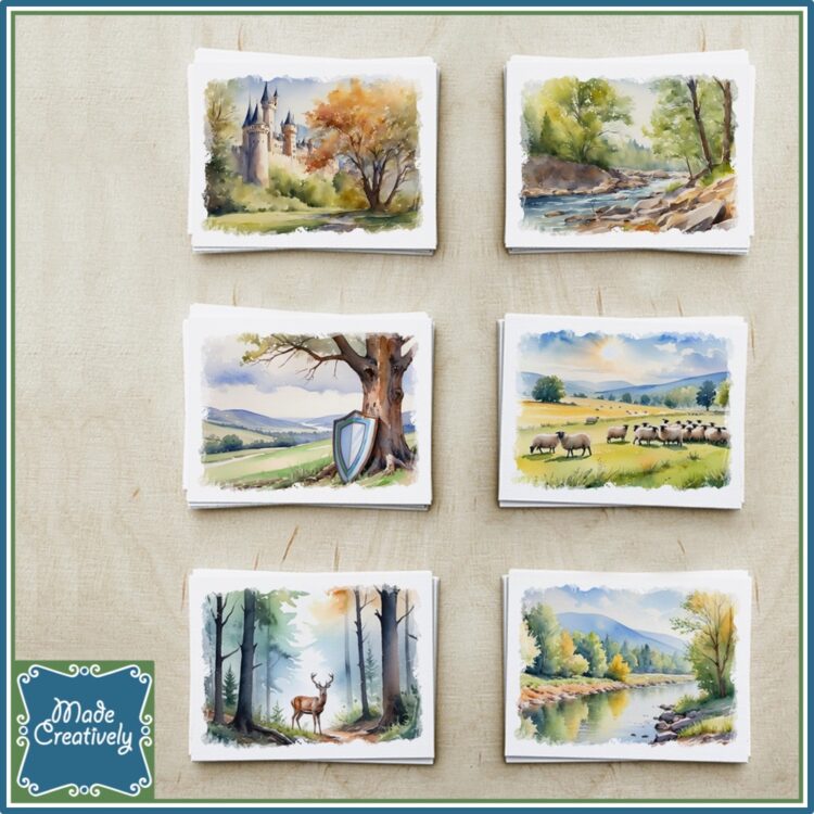 'Living Water'color Greeting Cards: Hymns - Image 7