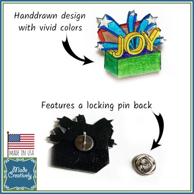 Handmade Shoebox Pins - Image 4