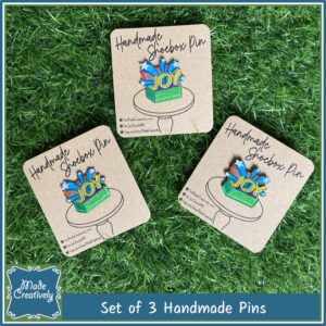 Handmade Shoebox Pins