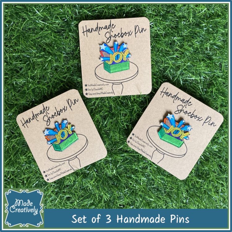Handmade Shoebox Pins