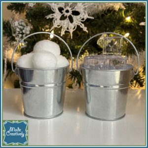 Buckets of Faux Ice & Snow