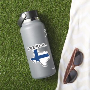 100% Texfinn Vinyl Sticker