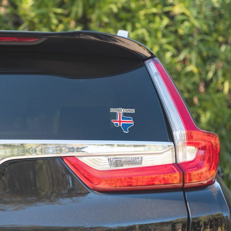 100% Texlandic Vinyl Sticker - Image 2
