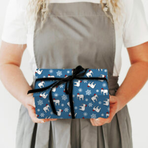 White Elephant Christmas Wrapping Paper