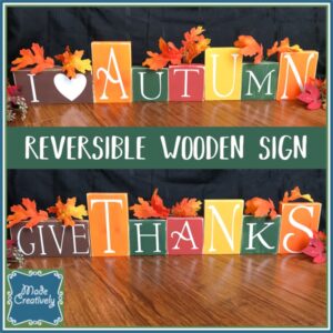Reversible Seasonal Wooden Signs