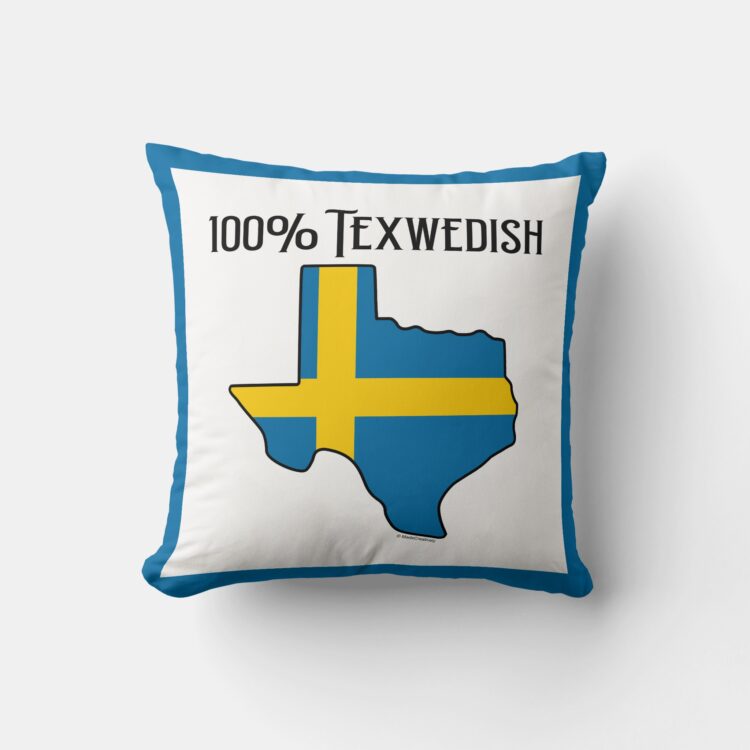 100% Texwedish Throw Pillow - Image 3