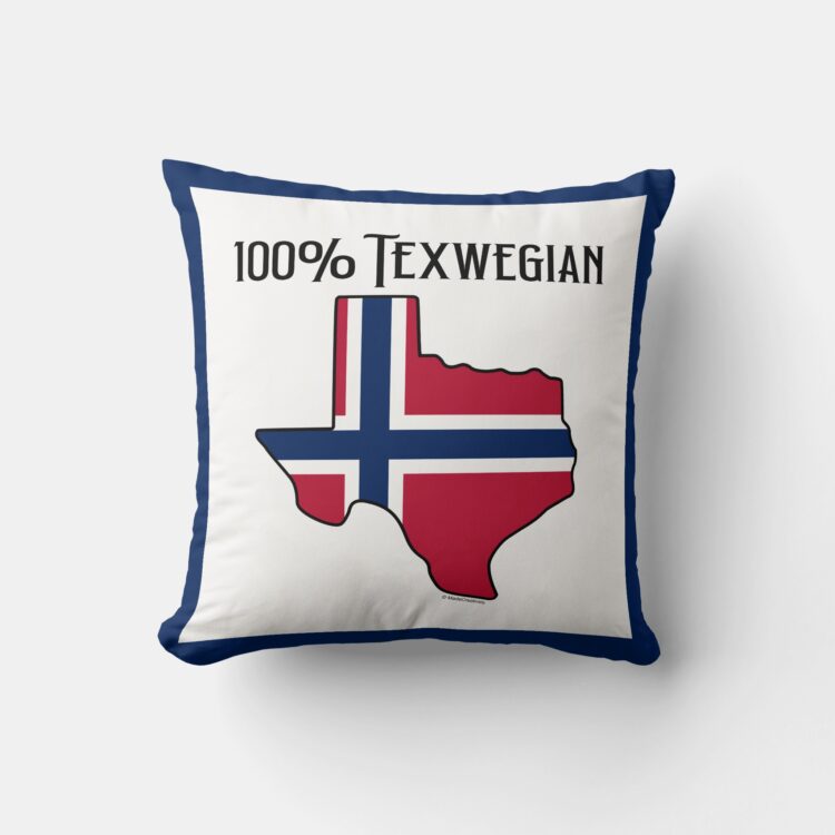 100% Texwegian Throw Pillow - Image 3